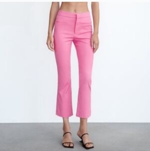 Zara Mini Flare Cropped Pants Size XL